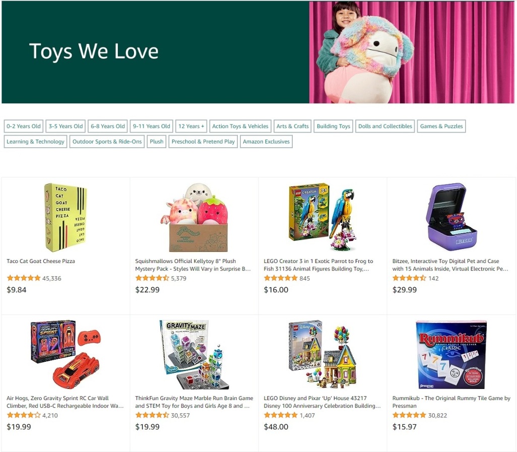 Amazon Toy List 2023 - Page 1