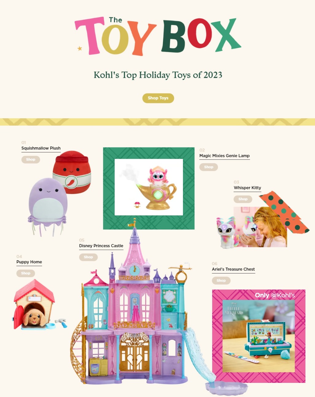 Kohl's Toy List 2023 - Page 1