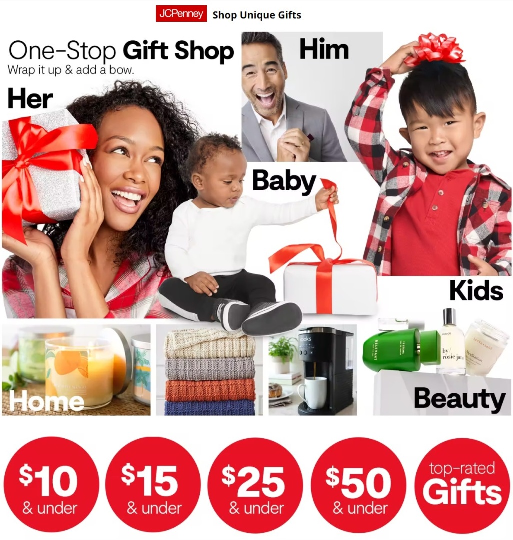 JCPenney Holiday Gift Guide 2023 - Page 1