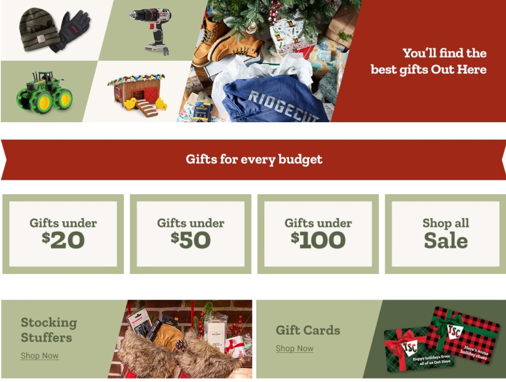 Tractor Supply Holiday Gift Guide 2023 - Page 1