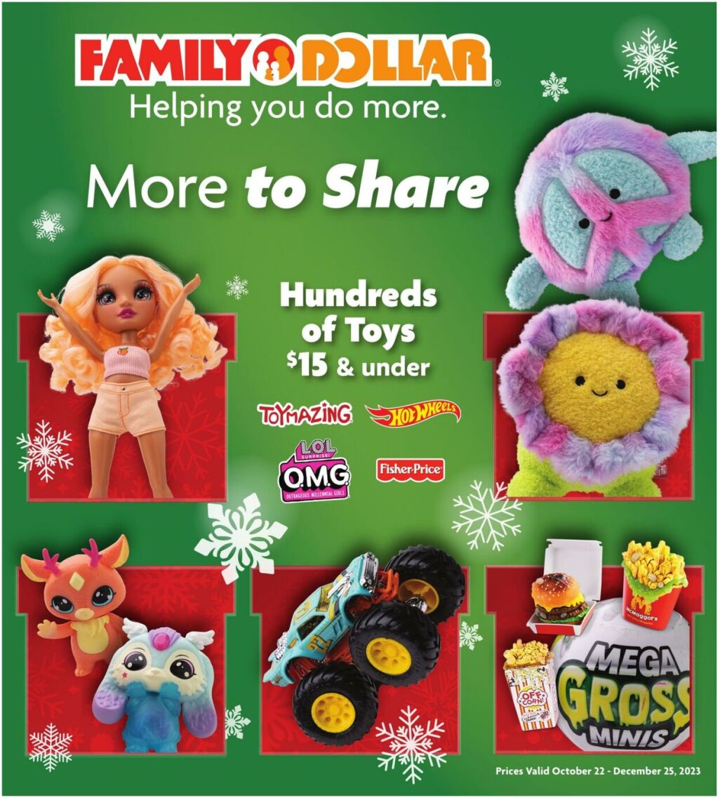 Family Dollar Toy Book 2023 - Page 1