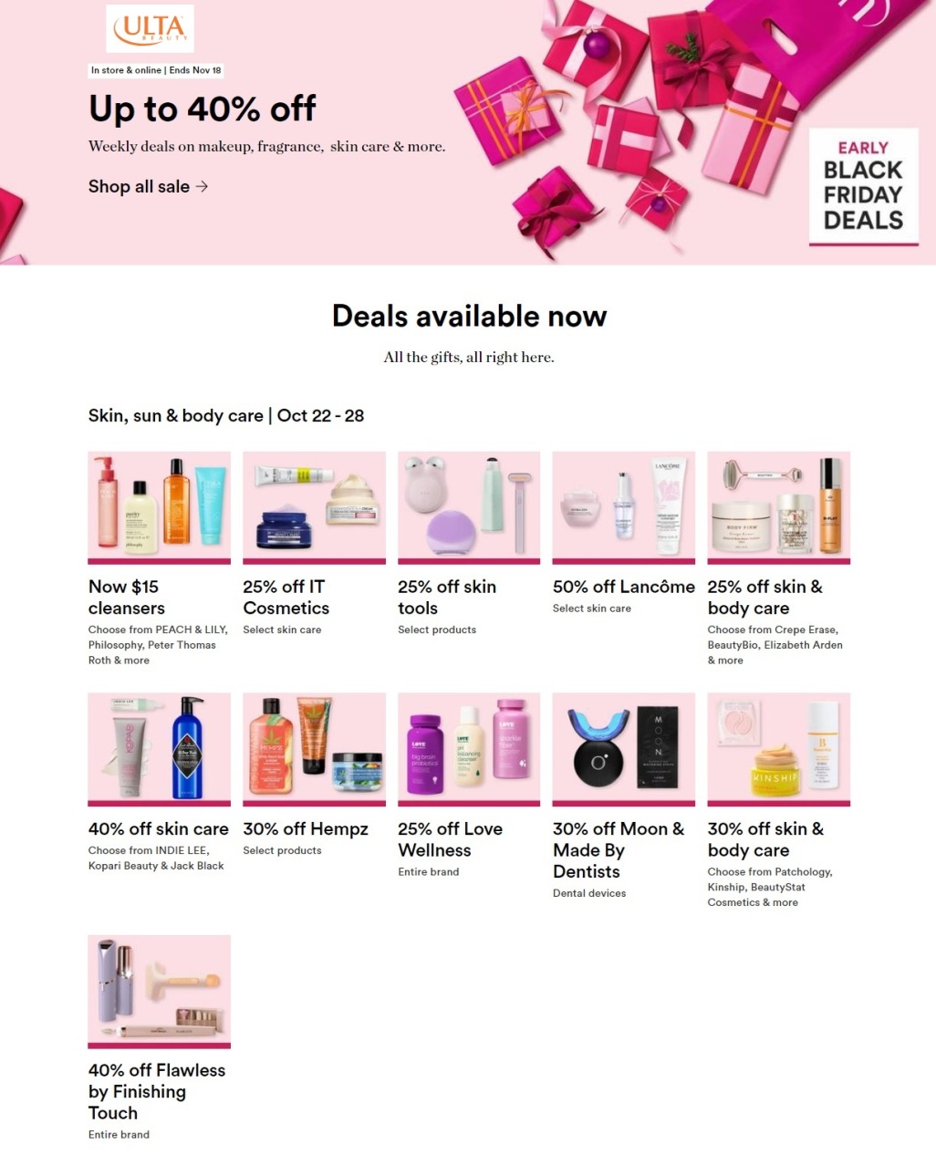 Ulta Pre-Black Friday 2023 - Page 1