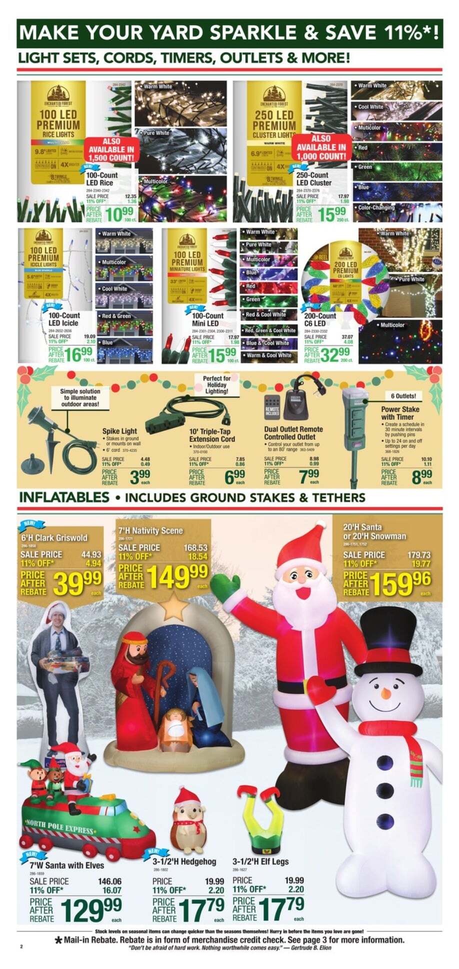 Menards Christmas 2023 - Page 2