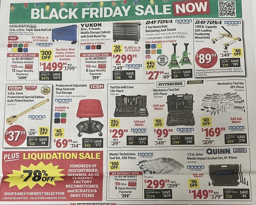 Harbor Freight Tools Black Friday 2023 - Page 3