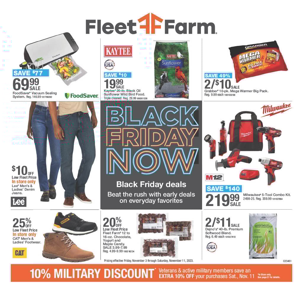 Fleet Farm Pre-Black Friday 2023 - Page 1