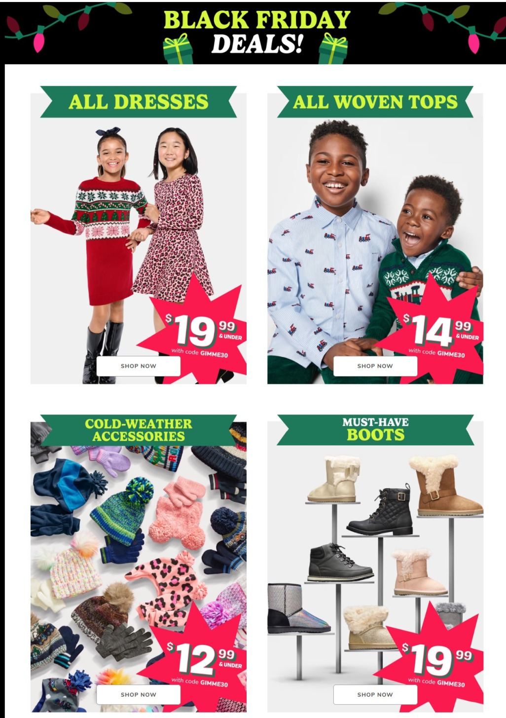 The Children's Place Black Friday 2023 - Page 3