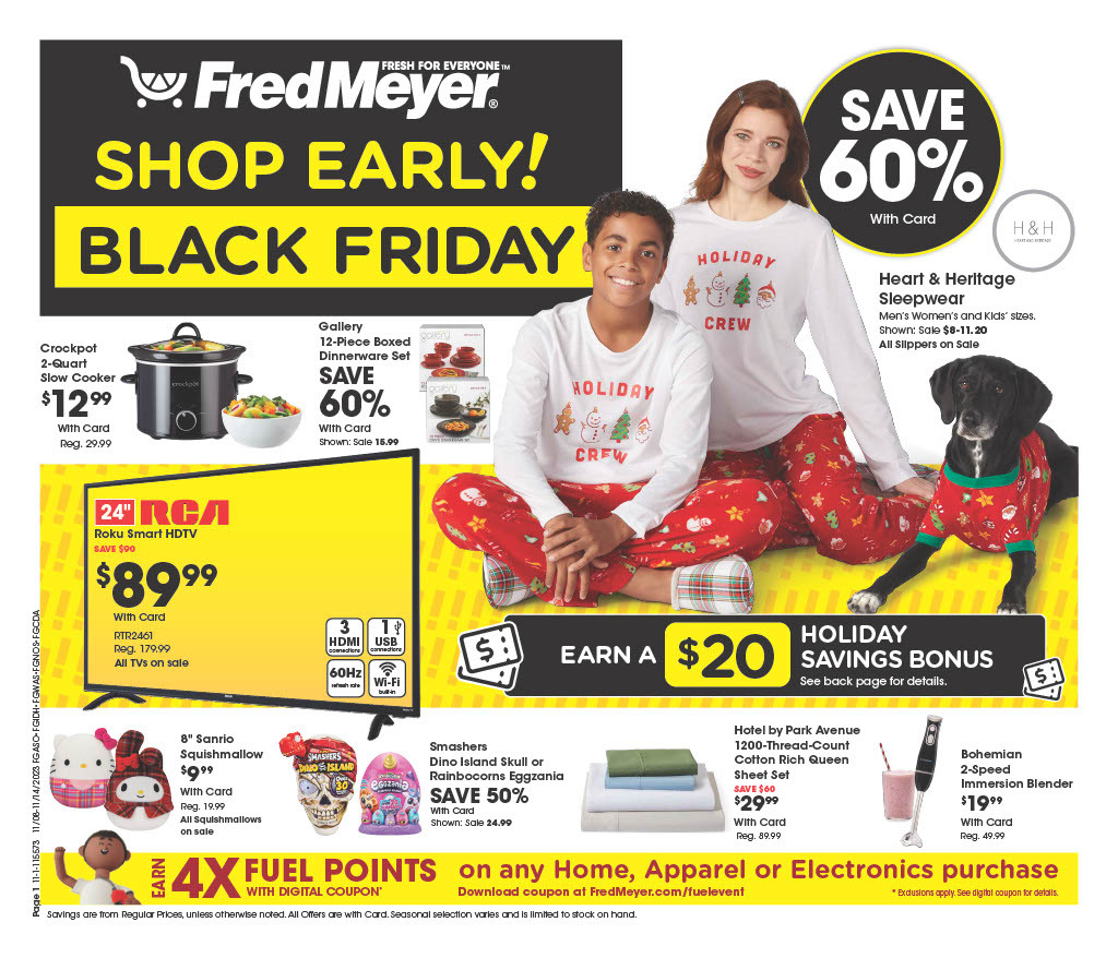 Fred Meyer Pre-Black Friday 2023 - Page 1