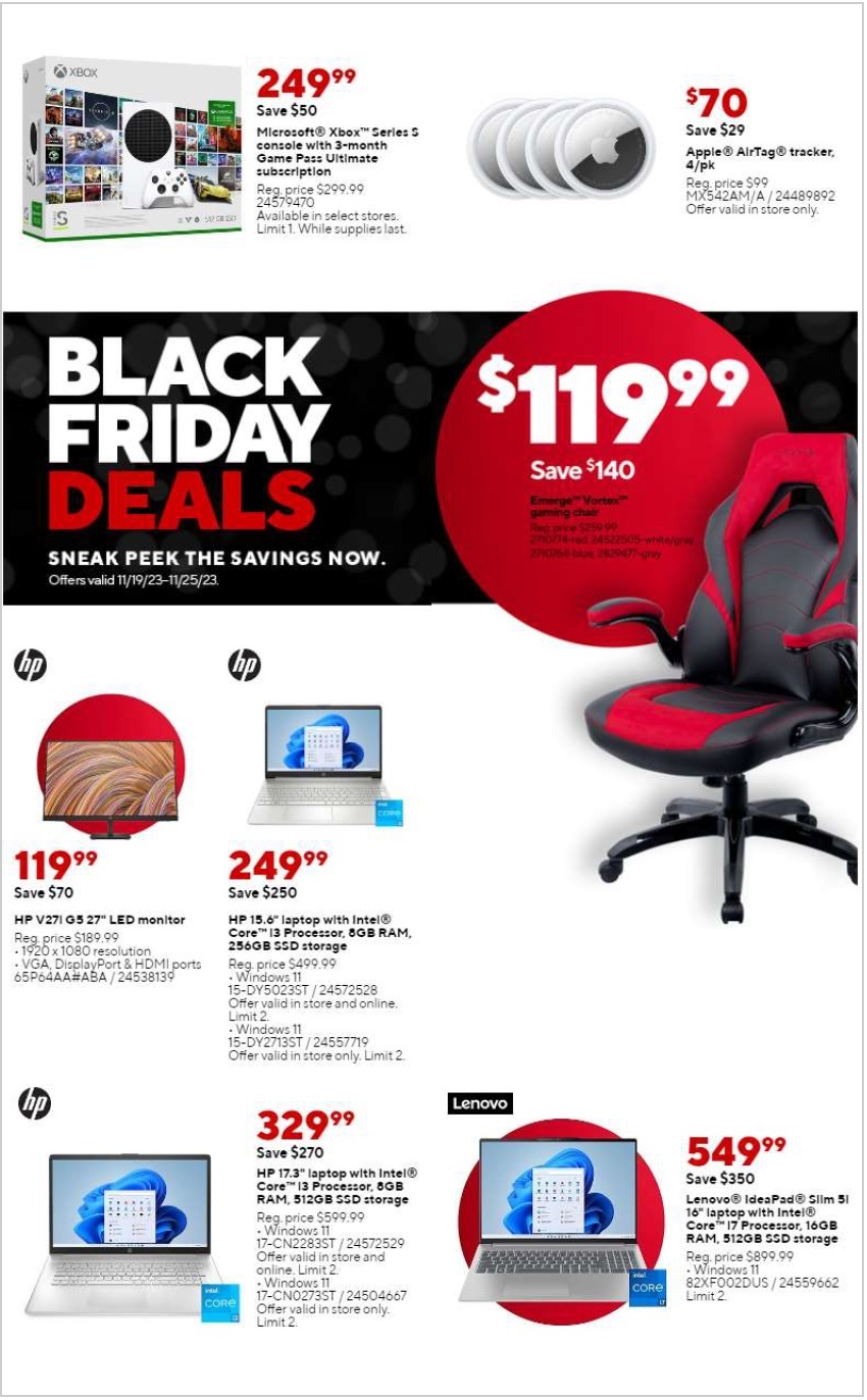 Staples Black Friday Sneak Peek 2023 - Page 2