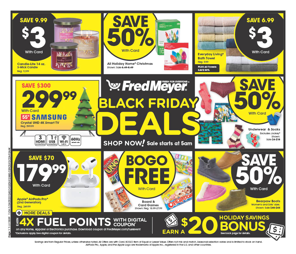 Fred Meyer Black Friday 2023 - Page 1