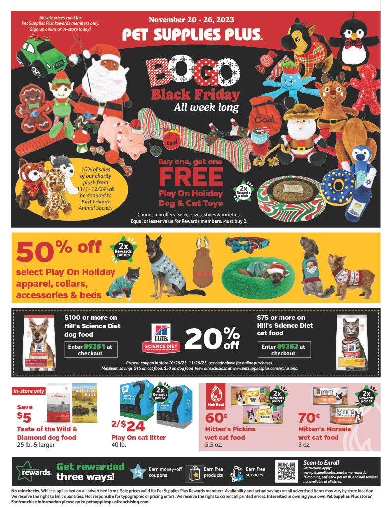 Pet Supplies Plus Black Friday 2023 - Page 1
