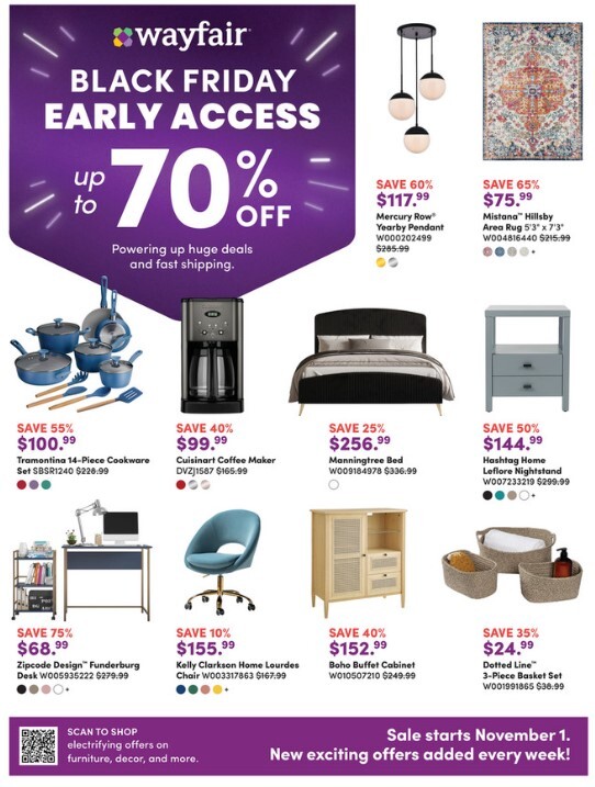 Wayfair Black Friday Early Access 2023 - Page 1