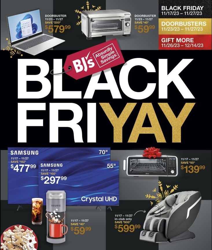 BJ's Wholesale Club Black Friday 2023 - Page 1