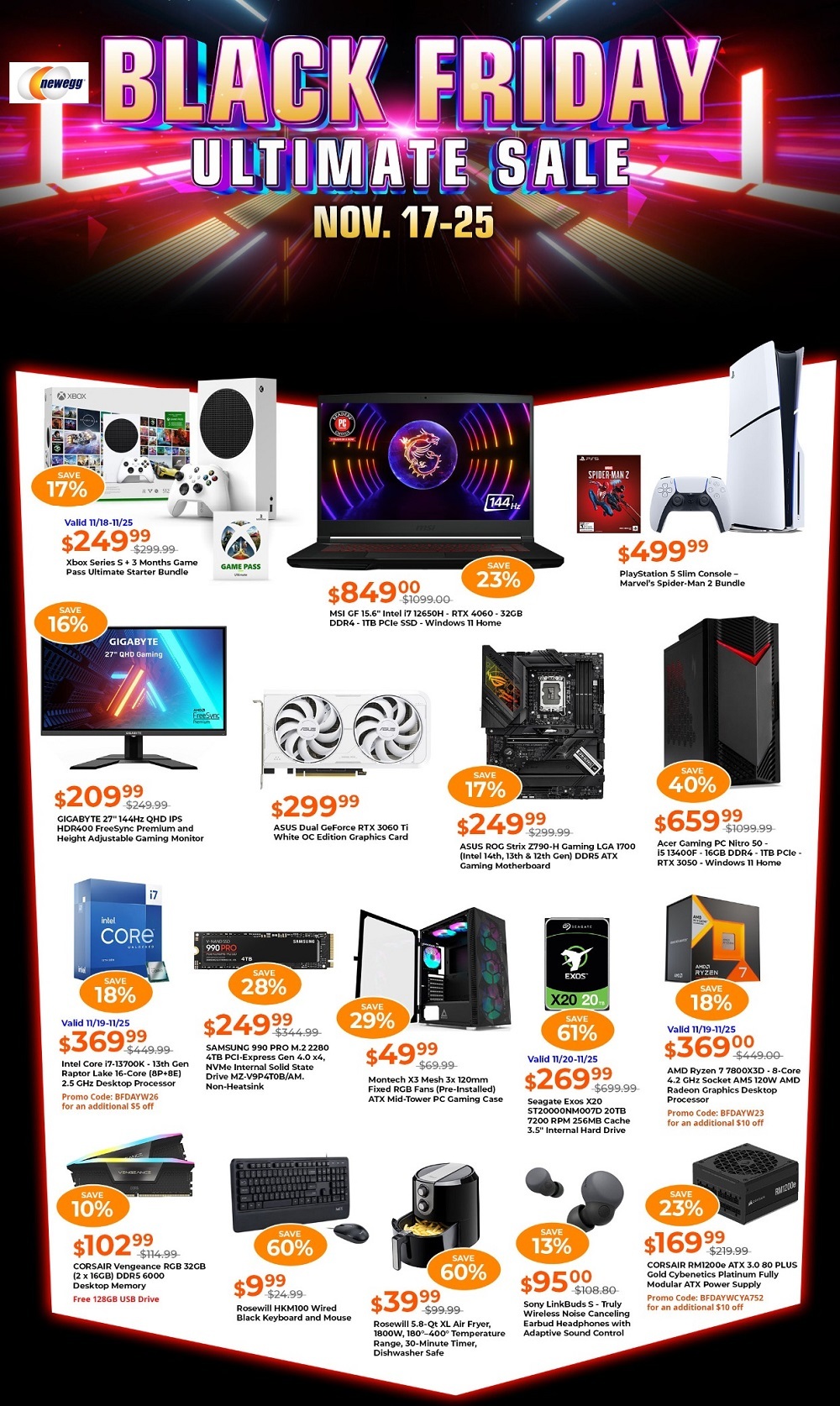 Newegg Black Friday 2023 - Page 1