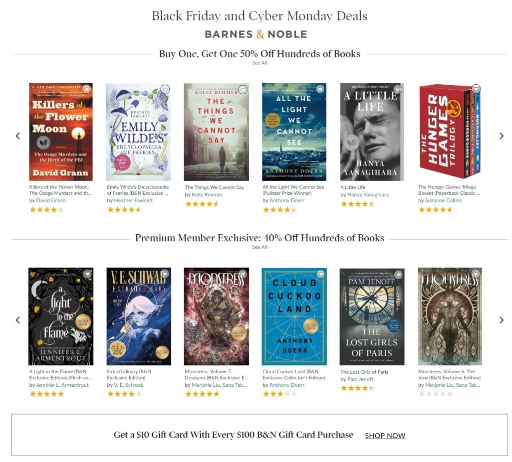 Barnes and Noble Black Friday 2023 - Page 1