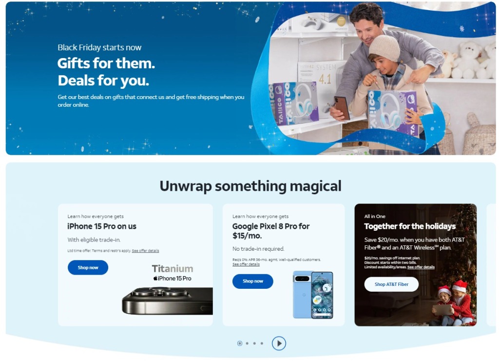 AT&T Wireless Black Friday 2023 - Page 1