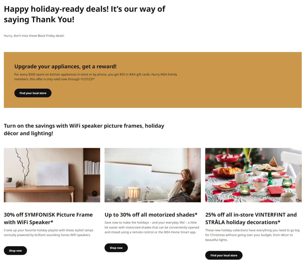 IKEA Black Friday 2023 - Page 1