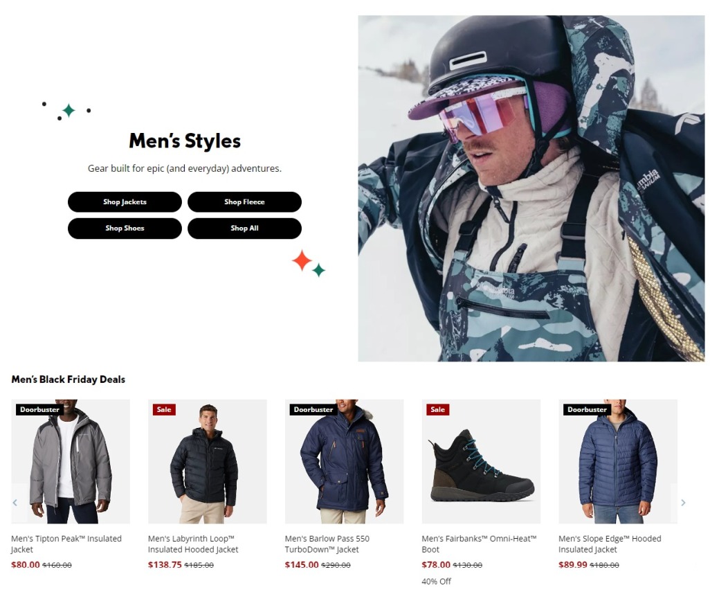 Columbia Sportswear Black Friday 2023 - Page 3