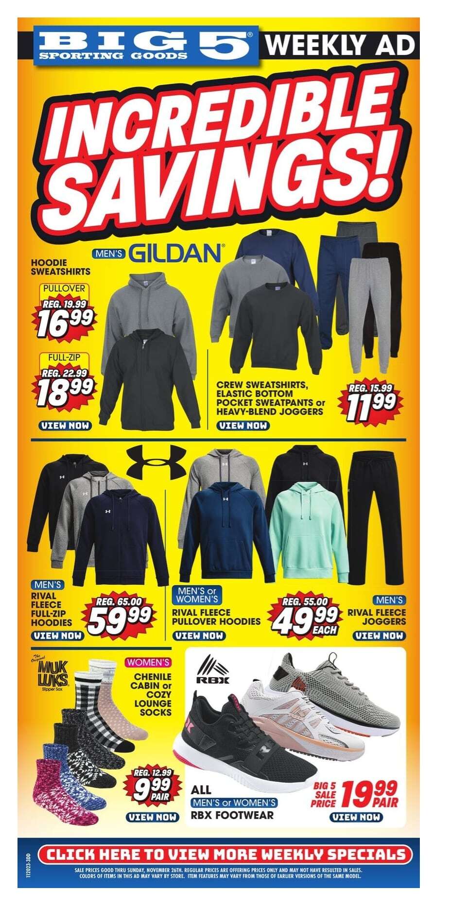 Big 5 Sporting Goods Black Friday 2023 - Page 1