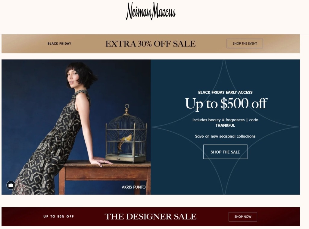 Neiman Marcus Black Friday 2023 - Page 1