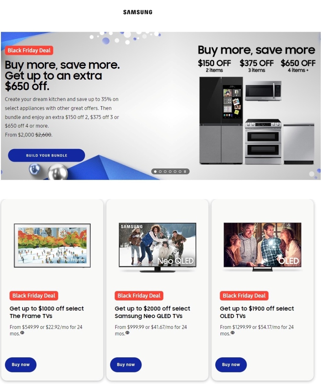 Samsung Black Friday 2023 - Page 1