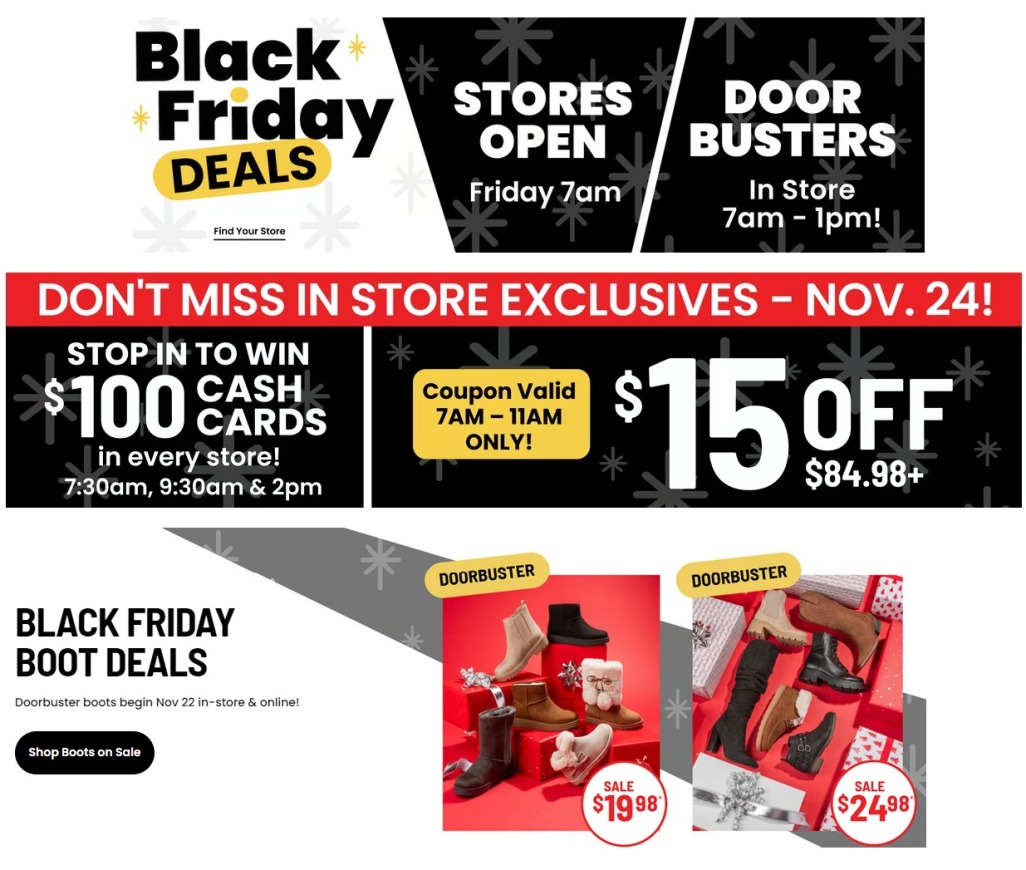 Shoe Carnival Black Friday 2023 - Page 1