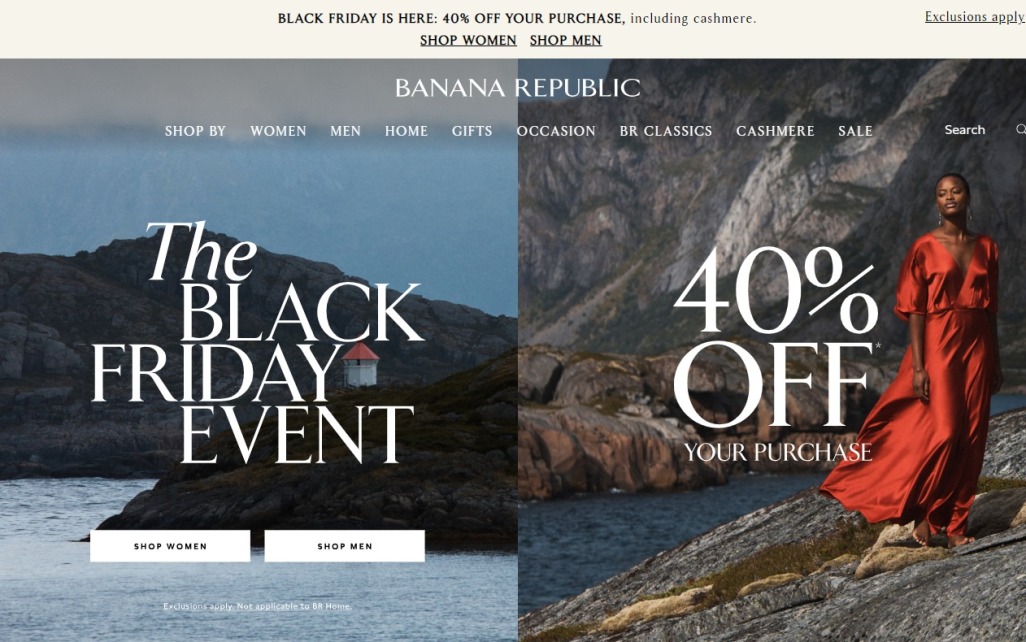 Banana Republic Black Friday 2023 - Page 1