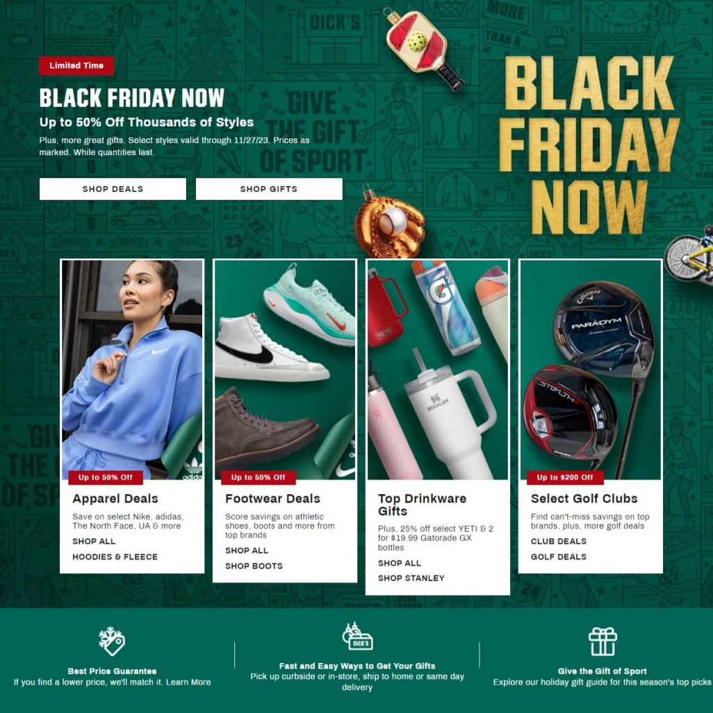 Dick's Sporting Goods Black Friday 2023 - Page 1