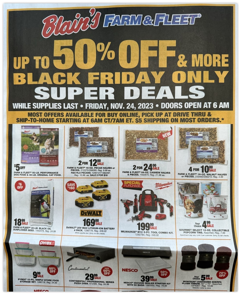 Blain's Farm & Fleet Black Friday 2023 - Page 1