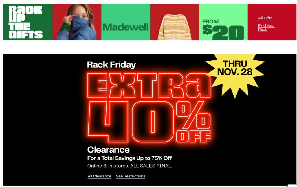 Nordstrom Rack Black Friday 2023 - Page 1