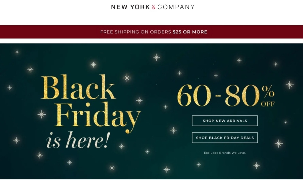 New York & Company Black Friday 2023 - Page 1