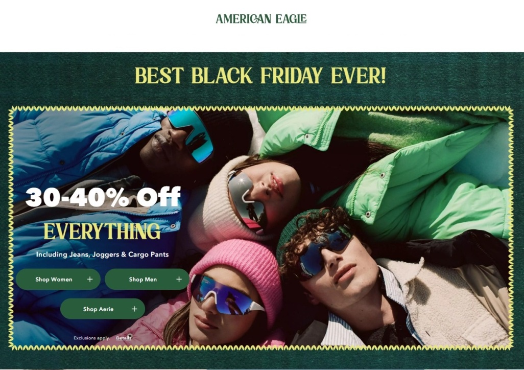 American Eagle Black Friday 2023 - Page 1