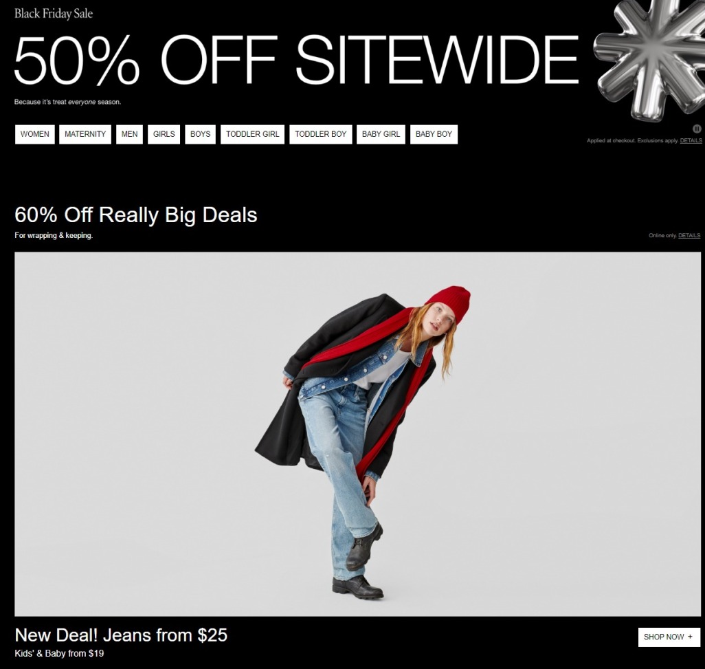 Gap Black Friday 2023 - Page 1