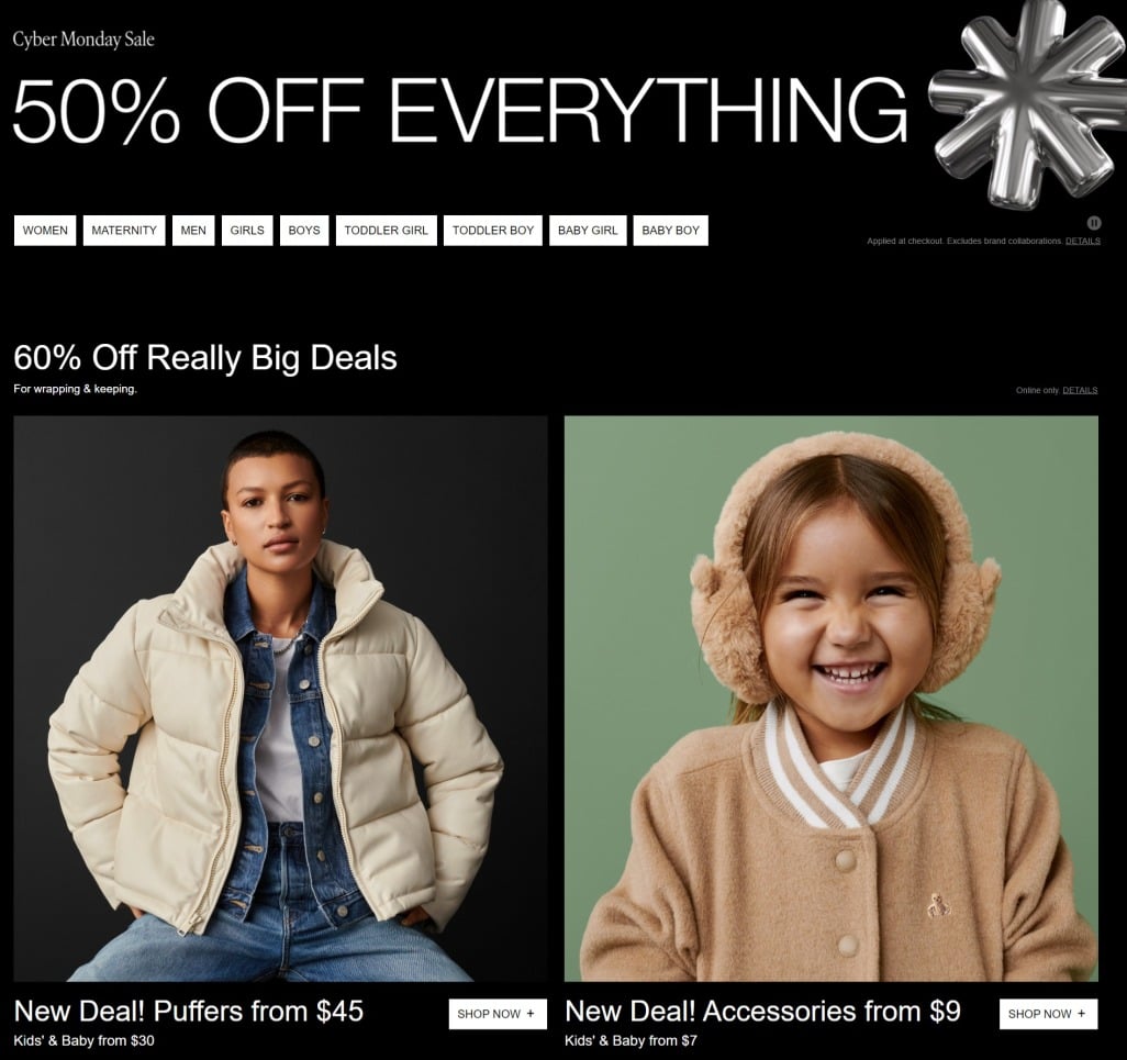 GAP Cyber Monday 2023 - Page 1