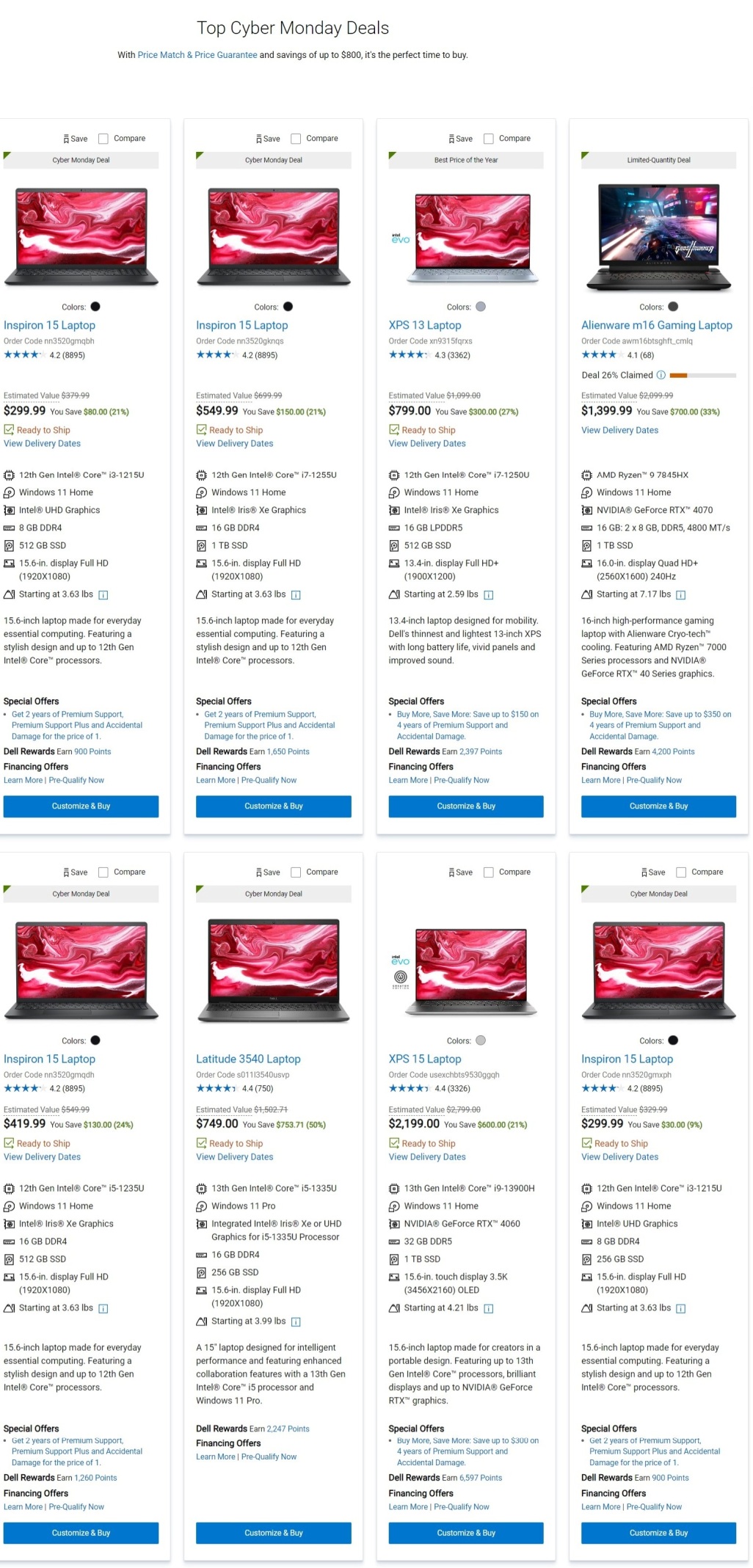 Dell Cyber Monday 2023 - Page 1