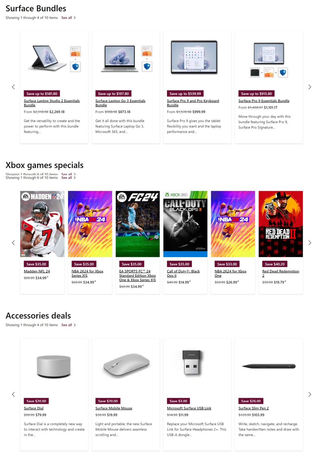 Microsoft Store Cyber Monday 2023 - Page 3