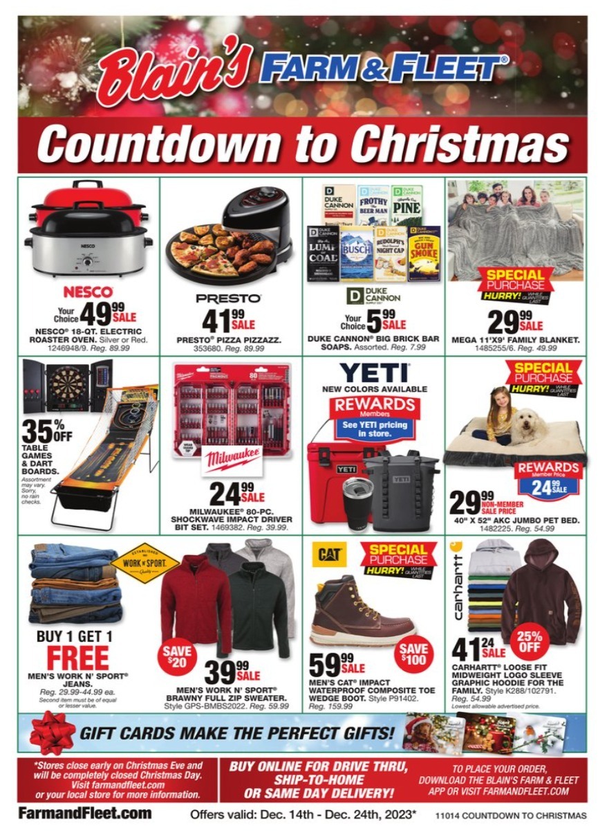 Blain's Farm and Fleet Christmas 2023 - Page 1