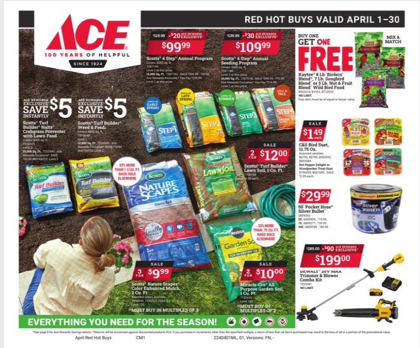 Ace Hardware Spring Black Friday 2024 - Page 1