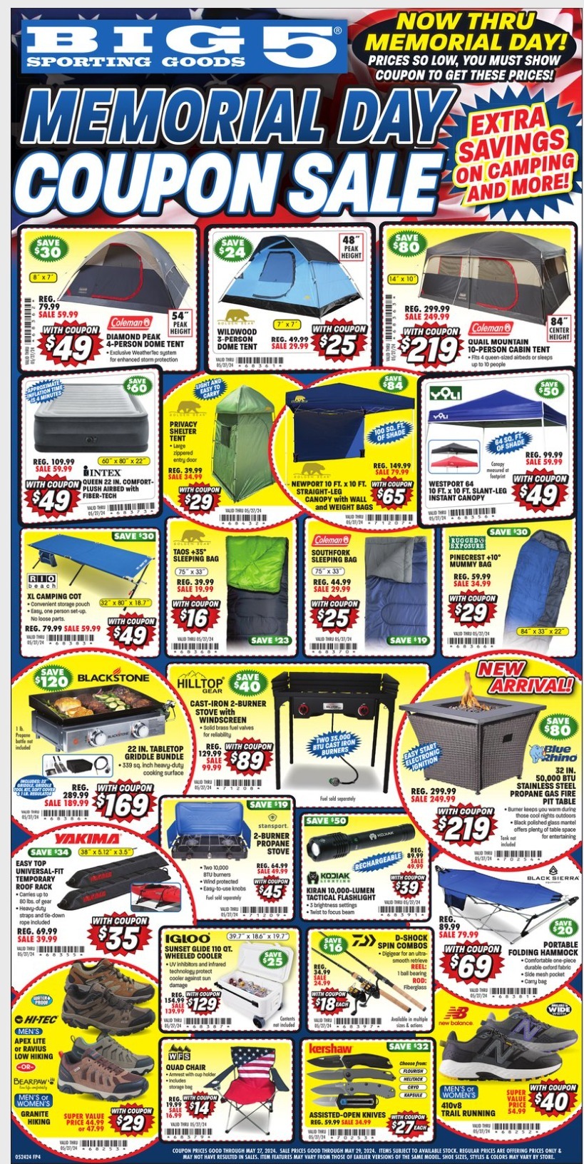 Big 5 Sporting Goods Memorial Day 2024 - Page 1