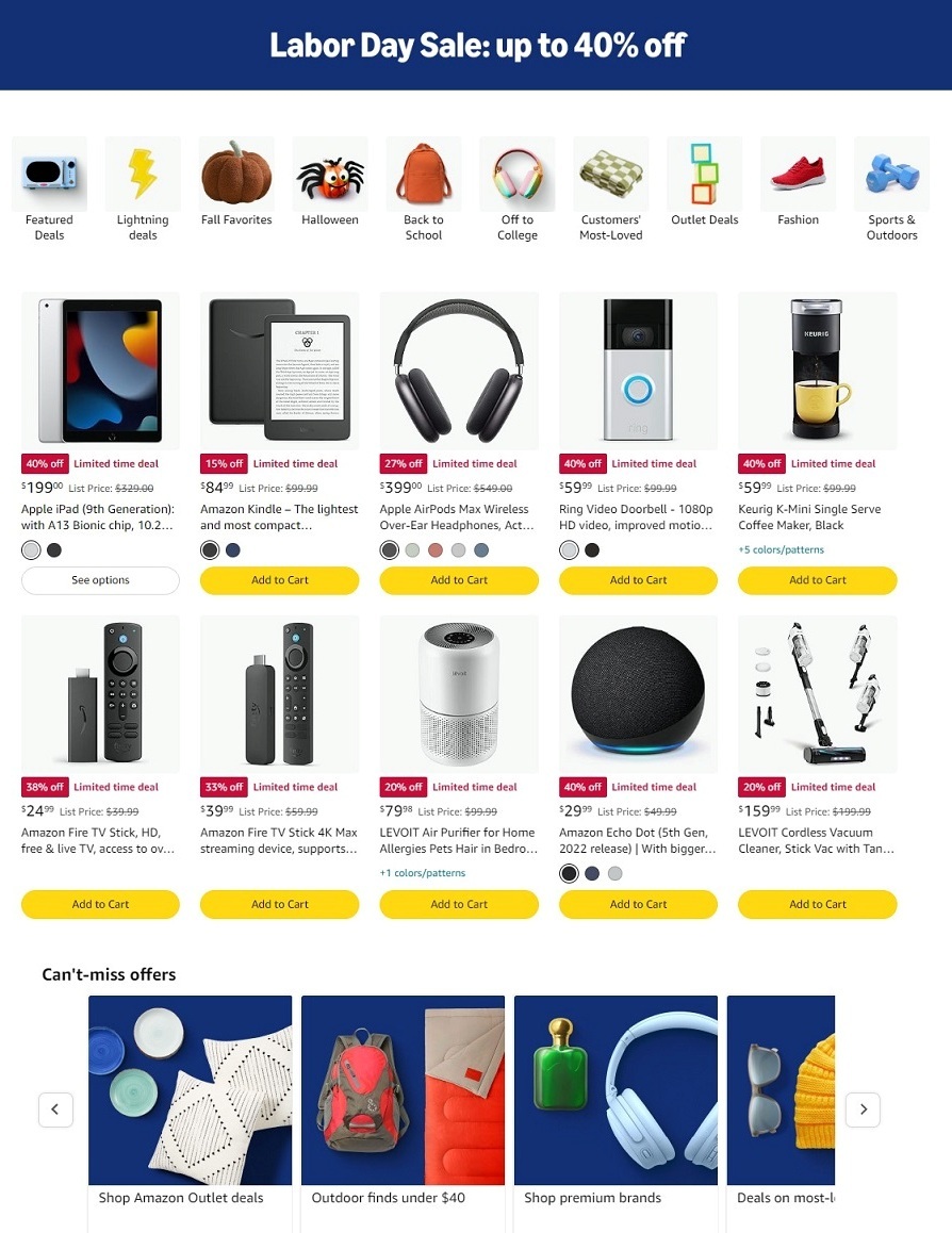 Amazon Labor Day 2024 - Page 1