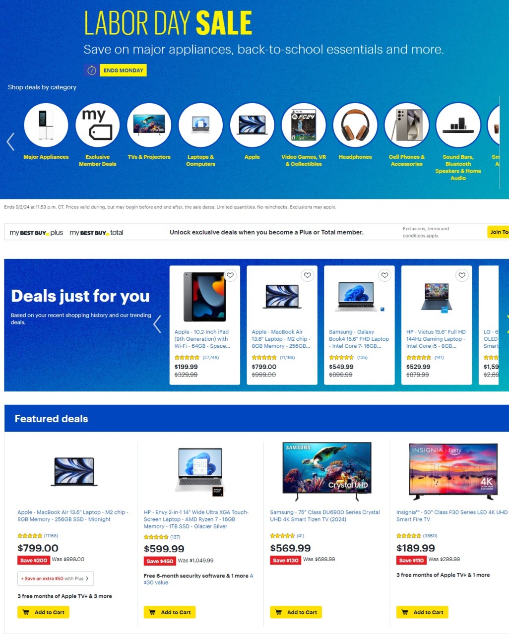 Best Buy Labor Day 2024 - Page 1