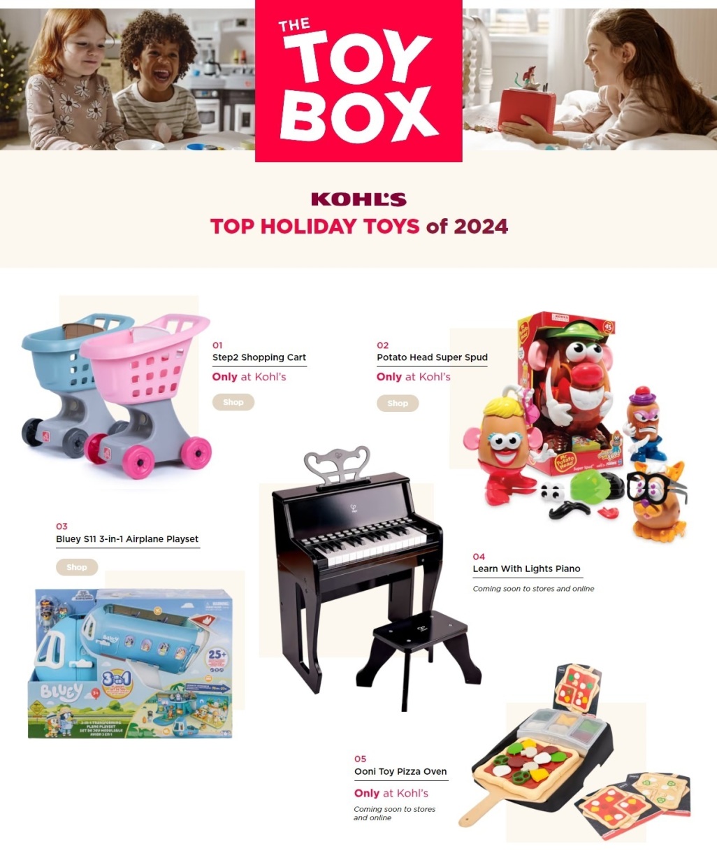 Kohl's Toy List 2024 - Page 1