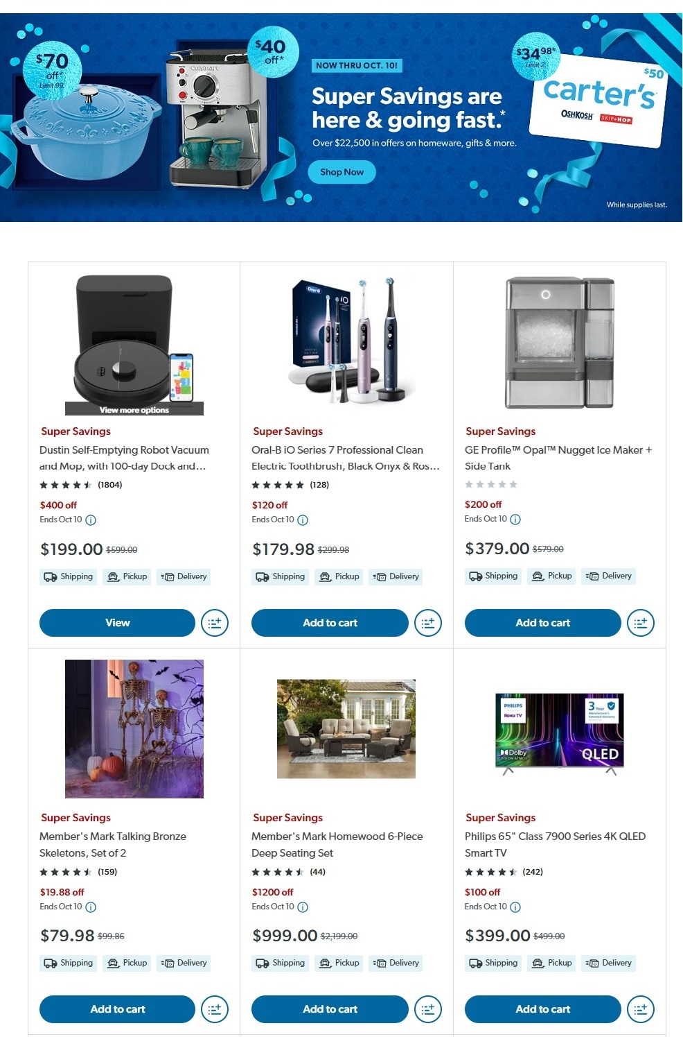 Sam's Club Super Savings Event 2024 - Page 1