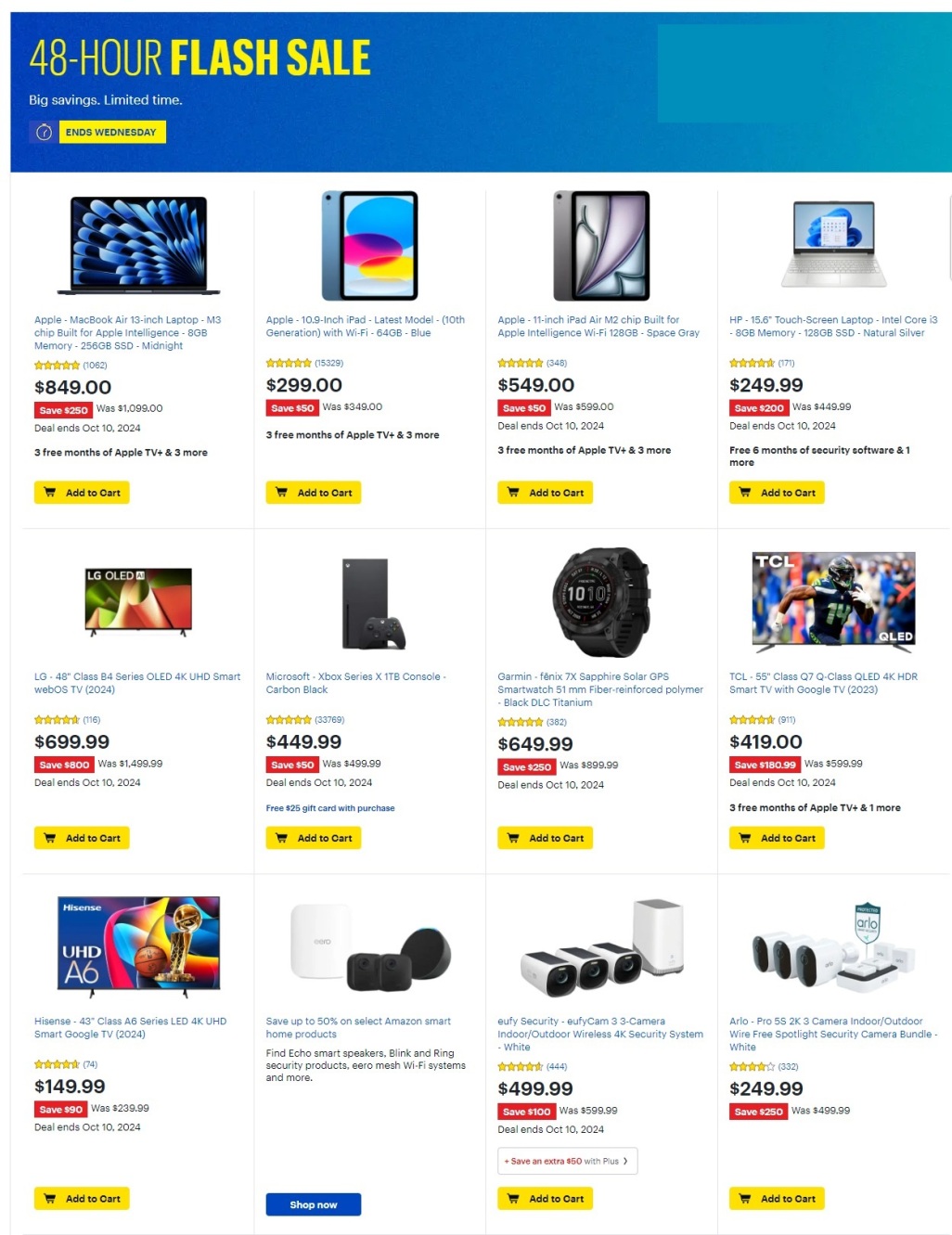 Best Buy 48-Hour Flash Sale - Page 1