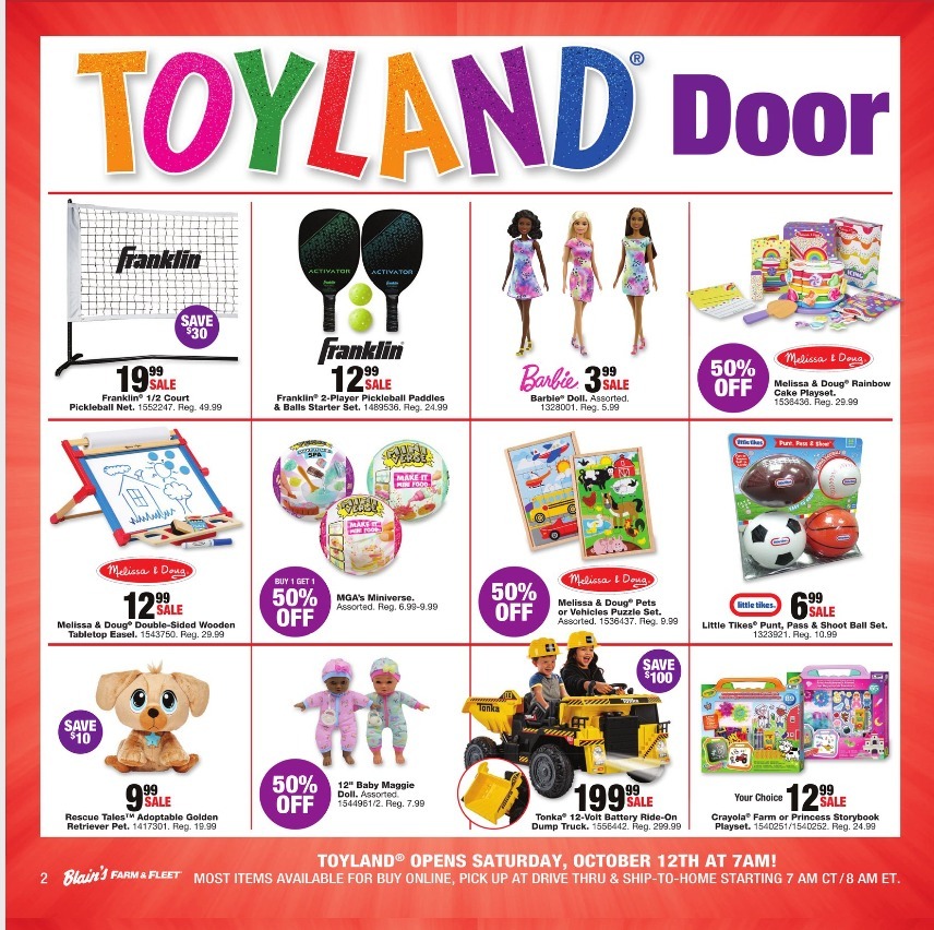 Blain's Farm & Fleet Toy Book 2024 - Page 2