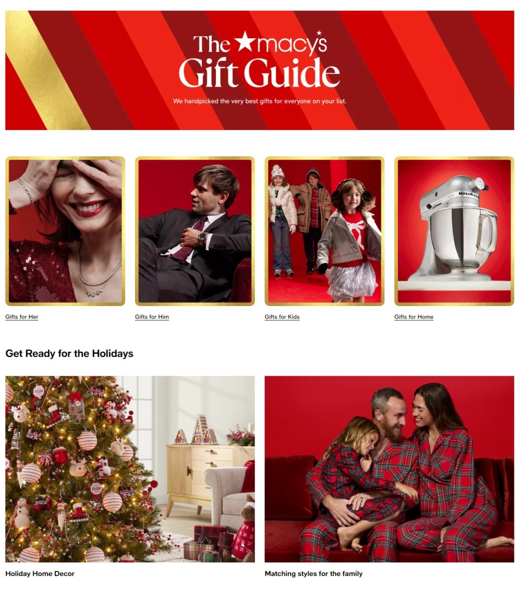 Macy's Holiday Gift Guide 2024 - Page 1
