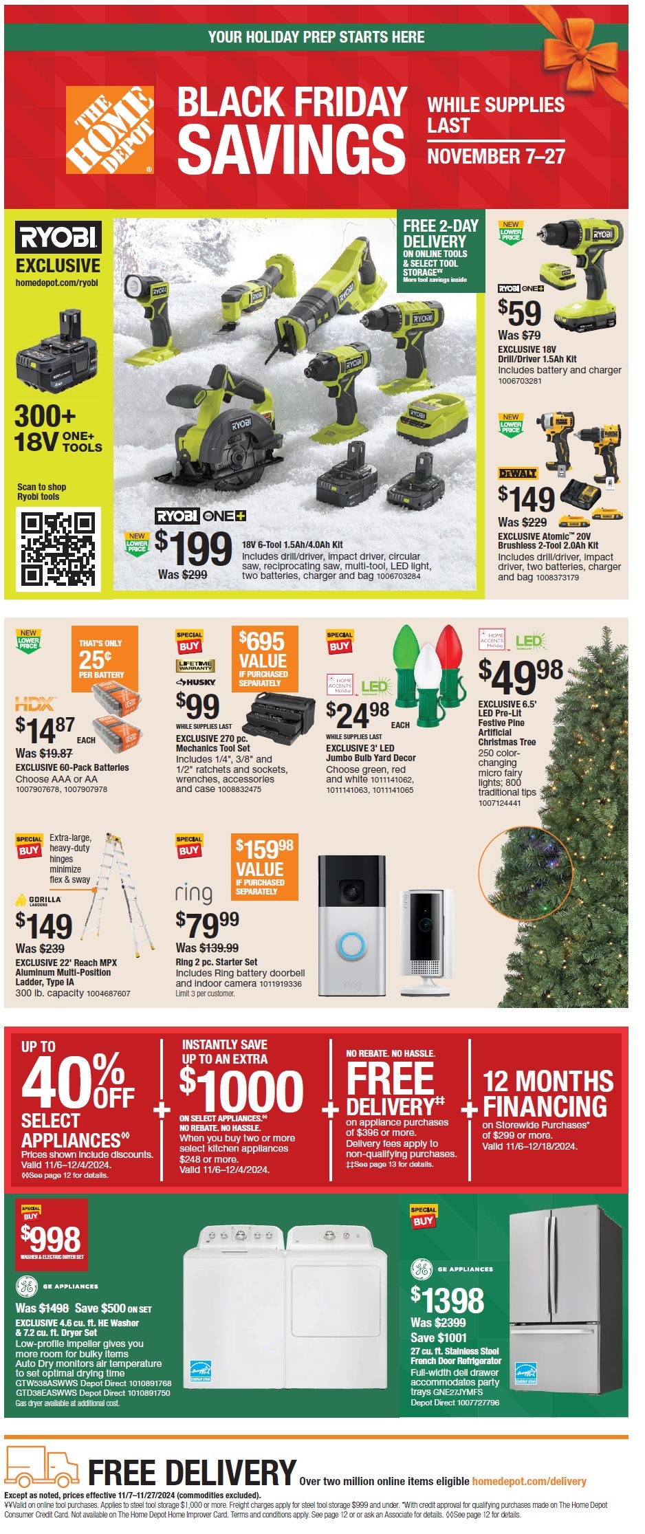 The Home Depot Black Friday 2024 - Page 1