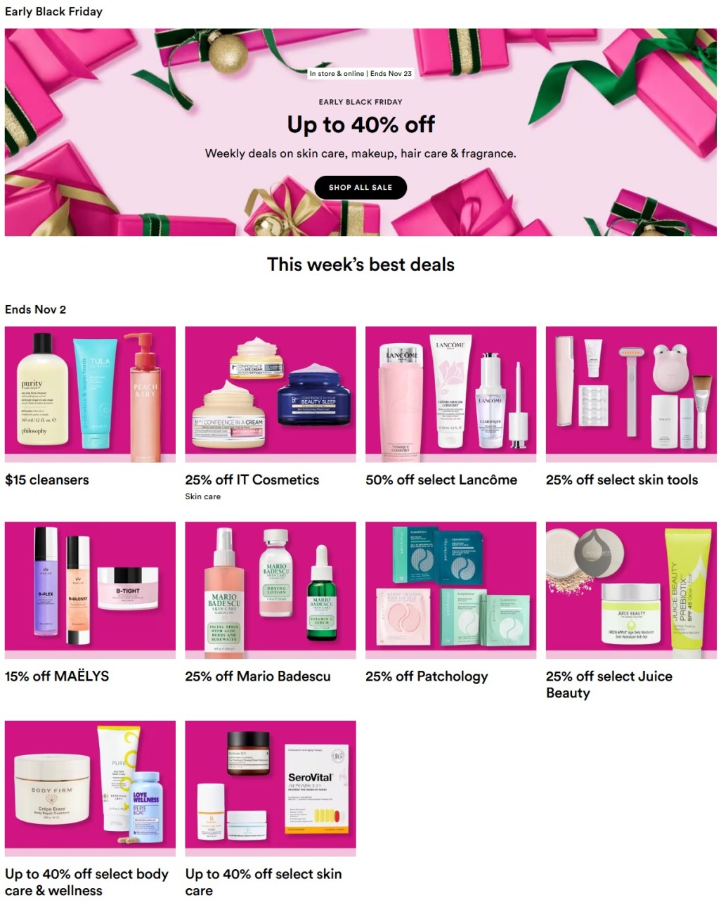 Ulta Pre-Black Friday 2024 - Page 1