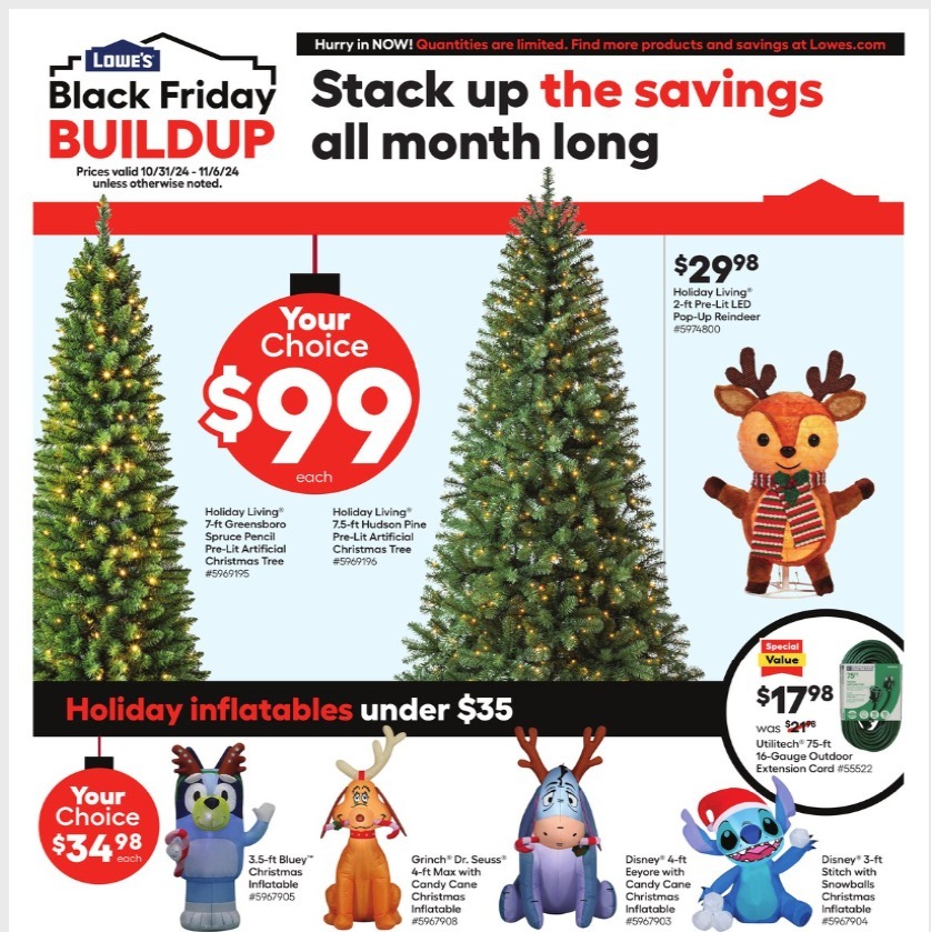 Lowe's Pre-Black Friday 2024 - Page 1