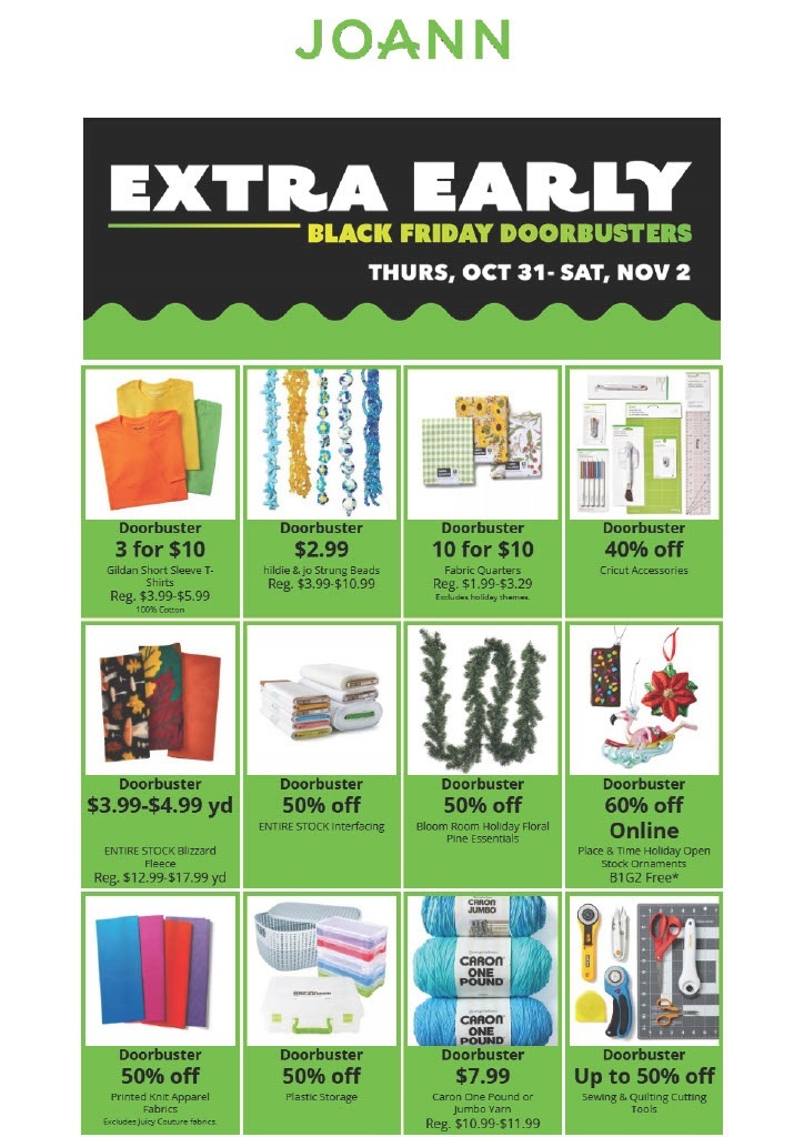 Joann Pre-Black Friday 2024 - Page 1
