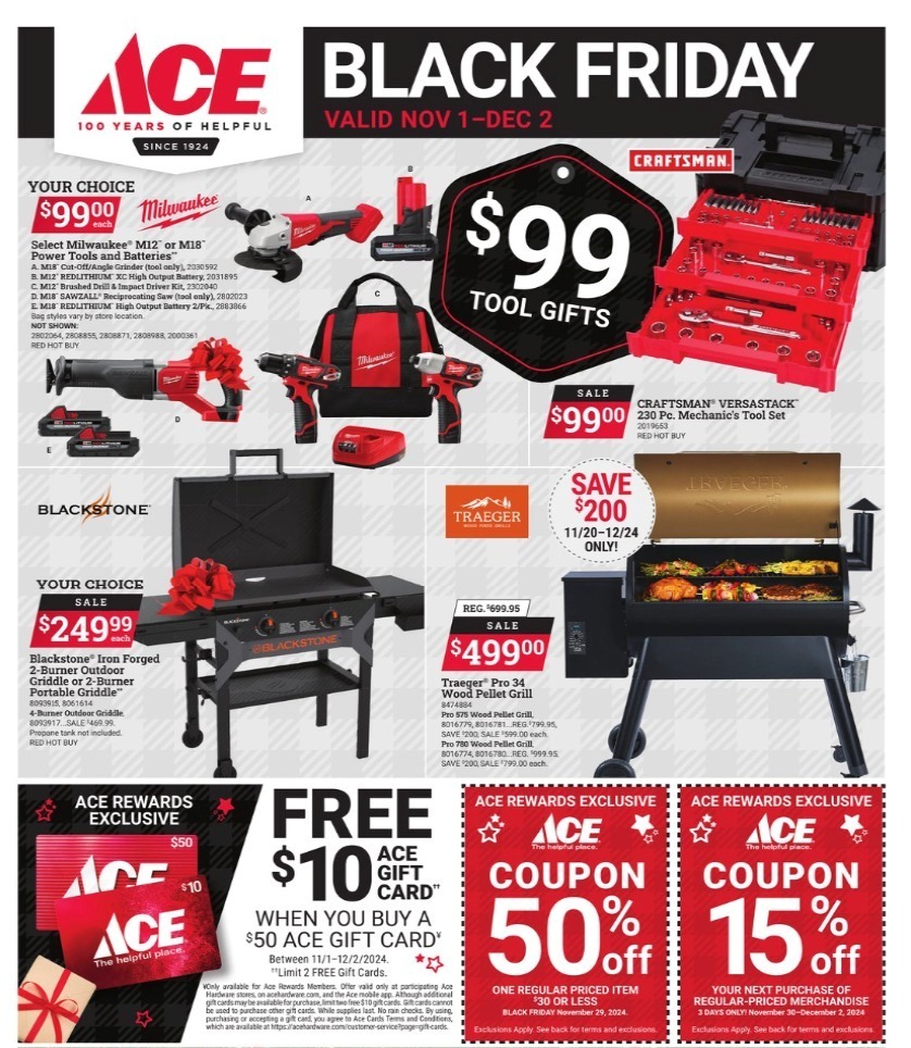 Ace Hardware Black Friday 2024 - Page 1